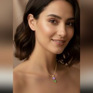 Magical Rose  Necklace + Pendant